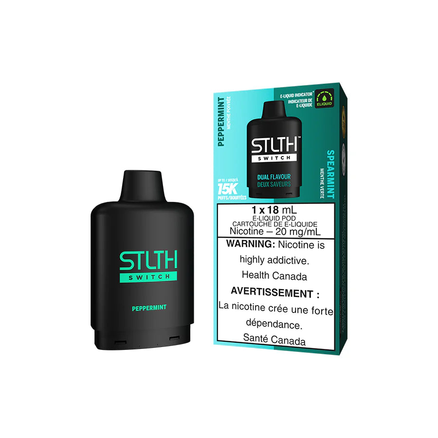 STLTH SWITCH POD - PEPPERMINT AND SPEARMINT (5PC/CTN)