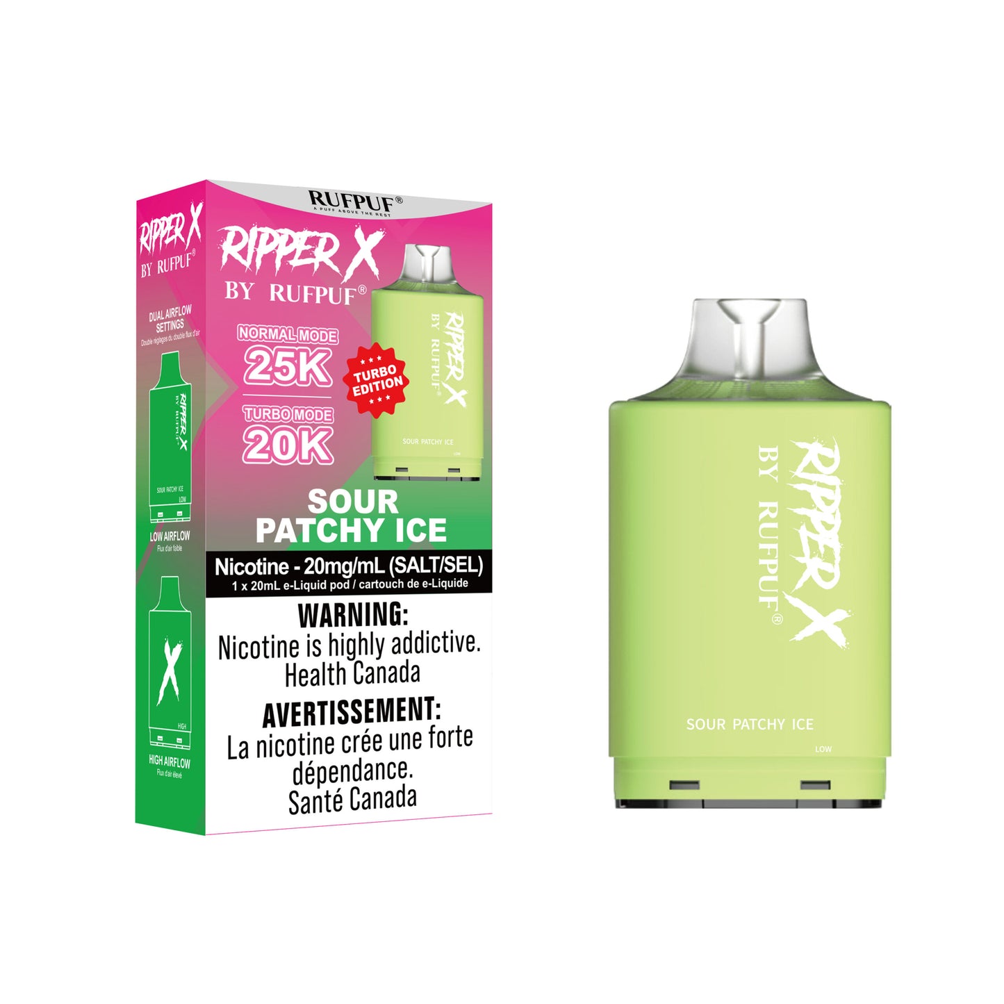 SOUR S.BURST Ripper X 25k (20mg/ML / 5PCs)