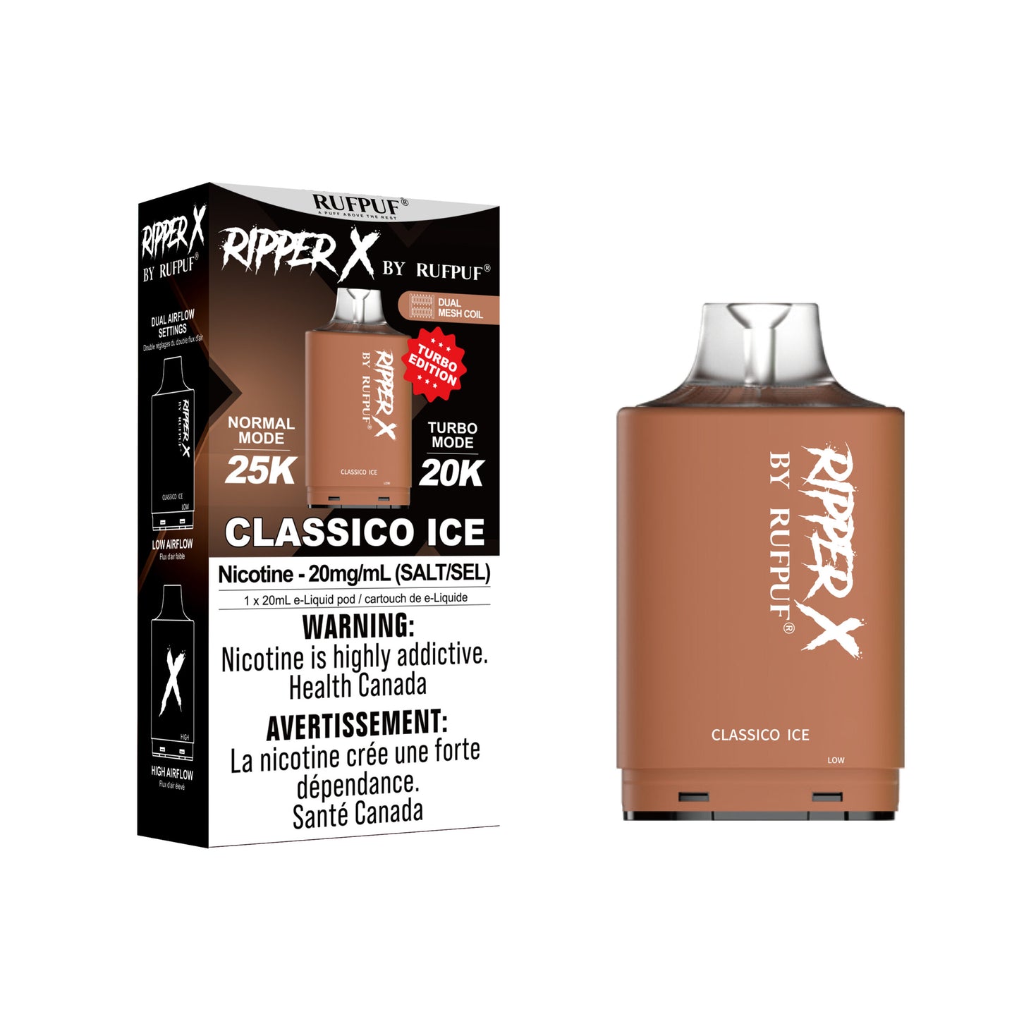CLASSICO ICE Ripper X 25k (20mg/ML / 5PCs)