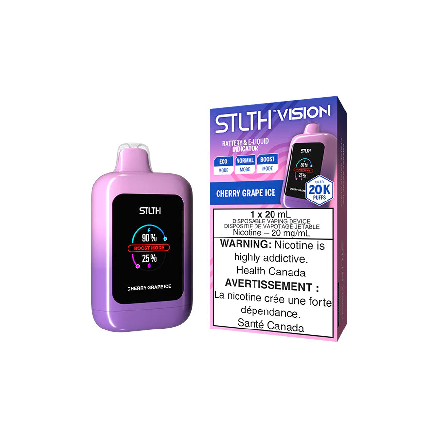 STLTH VISION DISPOSABLE - CHERRY GRAPE ICE