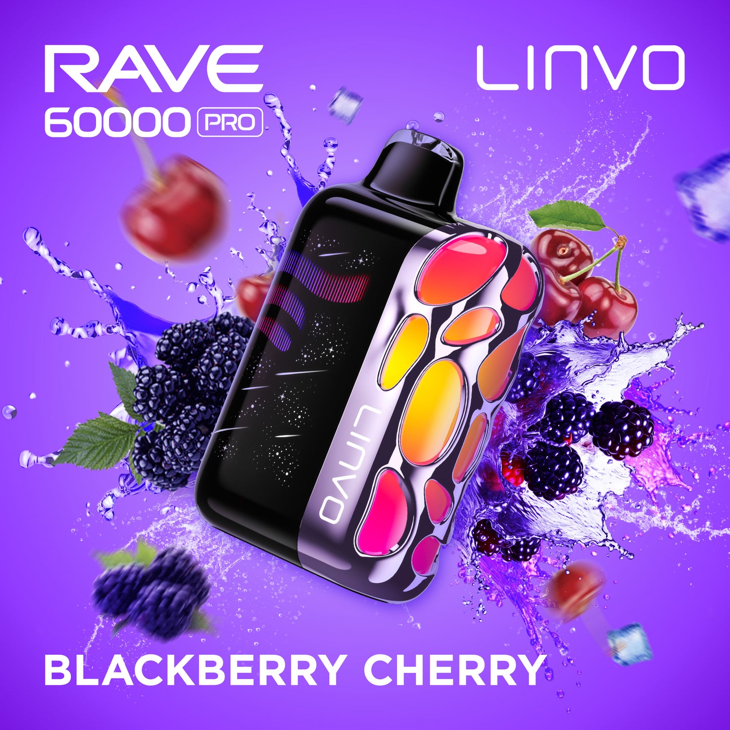 Linvo Rave 60000 Pro - Blackberry Cherry