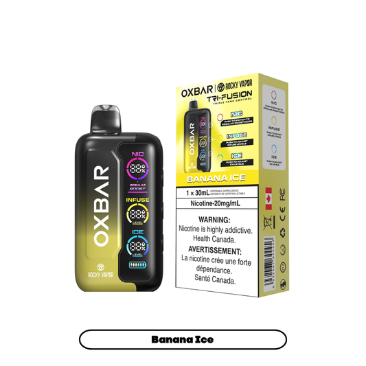 Rocky Vapor Oxbar Tri Fusion - Banana Ice