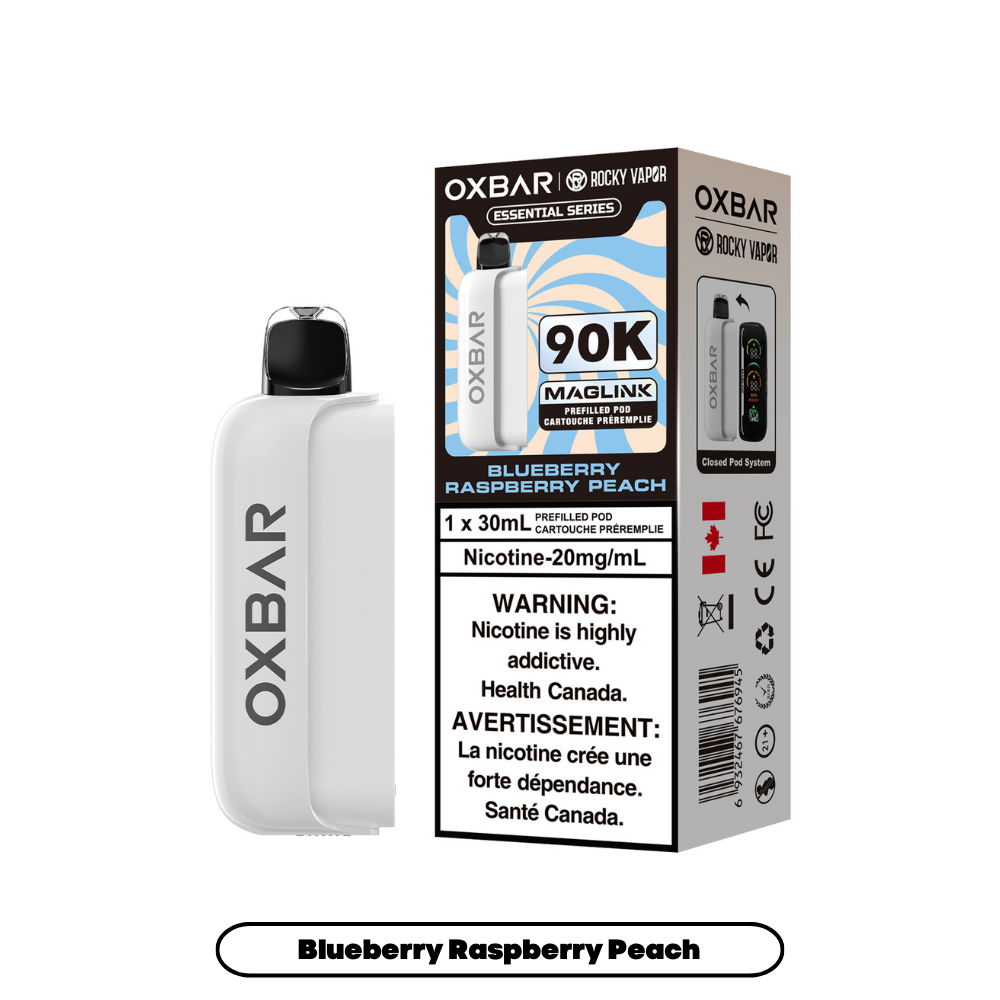 Rocky Vapor Oxbar Maglink PODS - Essential Series - Blueberry Raspberry Peach