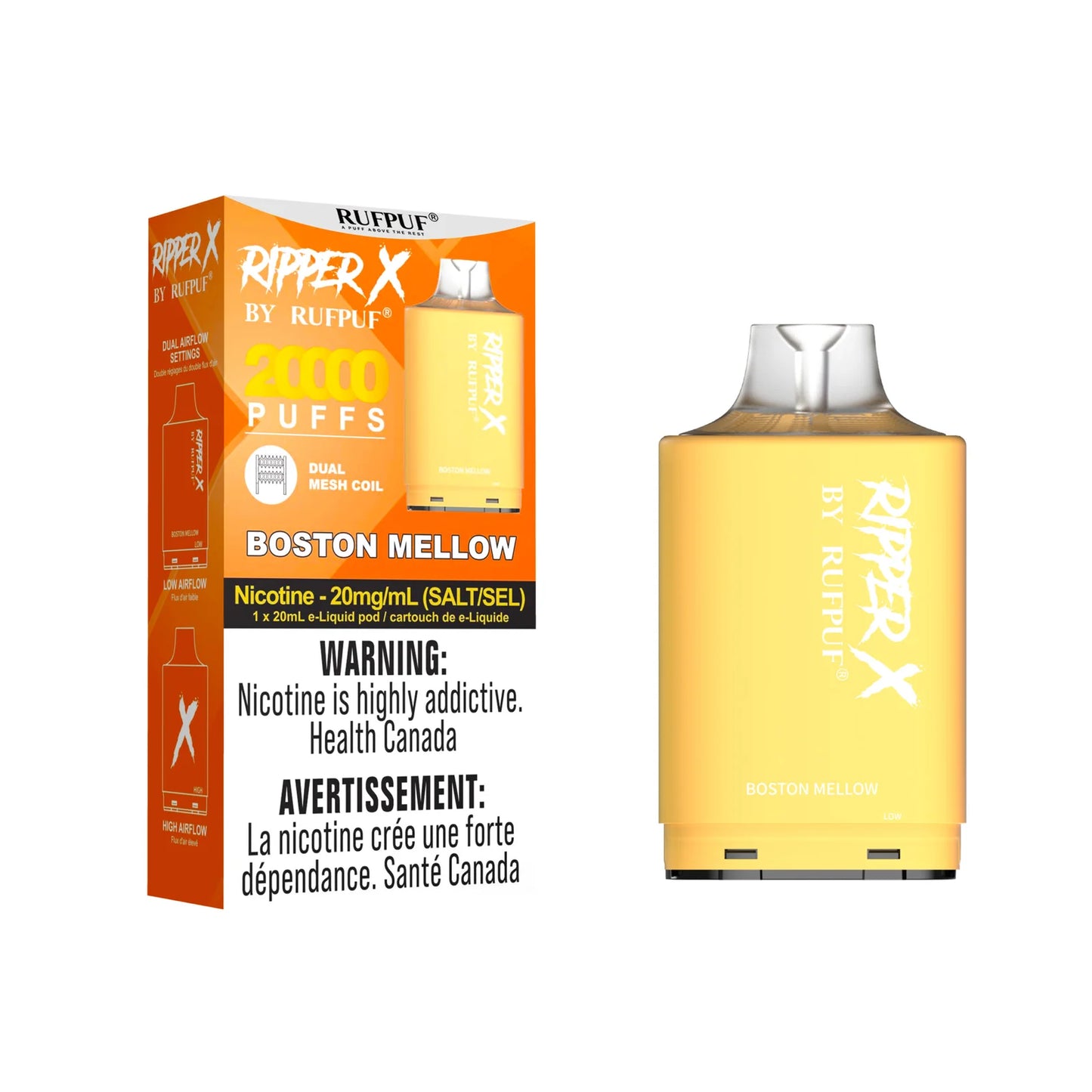 Boston Mellow Ripper X 20k (20mg/ML / 5PCs)