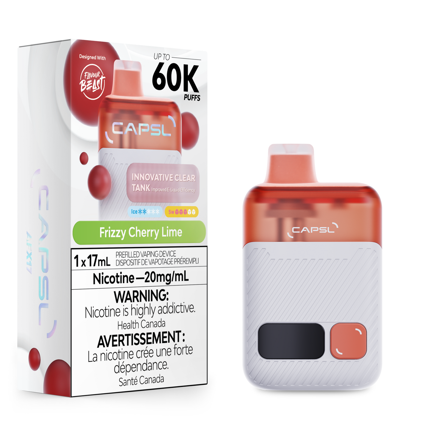 CAPSL AFX17 Disposable - Frizzy Cherry Lime