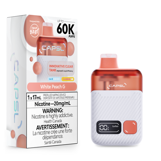 CAPSL AFX17 Disposable - White Peach G