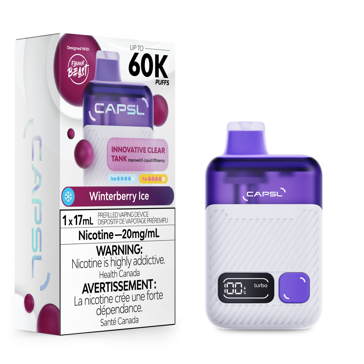 CAPSL AFX17 Disposable - Winterberry Ice