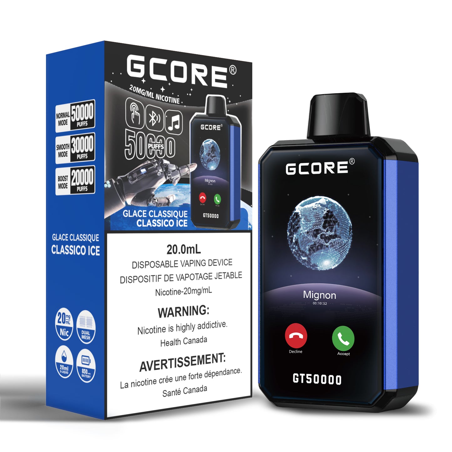 GT 50K - Classico Ice (20mg/ML)