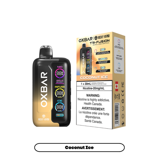 Rocky Vapor Oxbar Tri Fusion - Coconut Ice