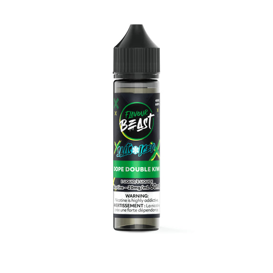 Flavour Beast E-Liquid (20mg/60mL) - Dope Double Kiwi