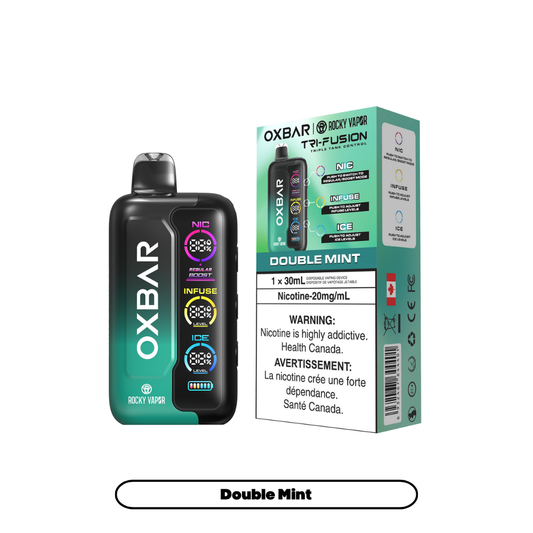 Rocky Vapor Oxbar Tri Fusion - Double Mint