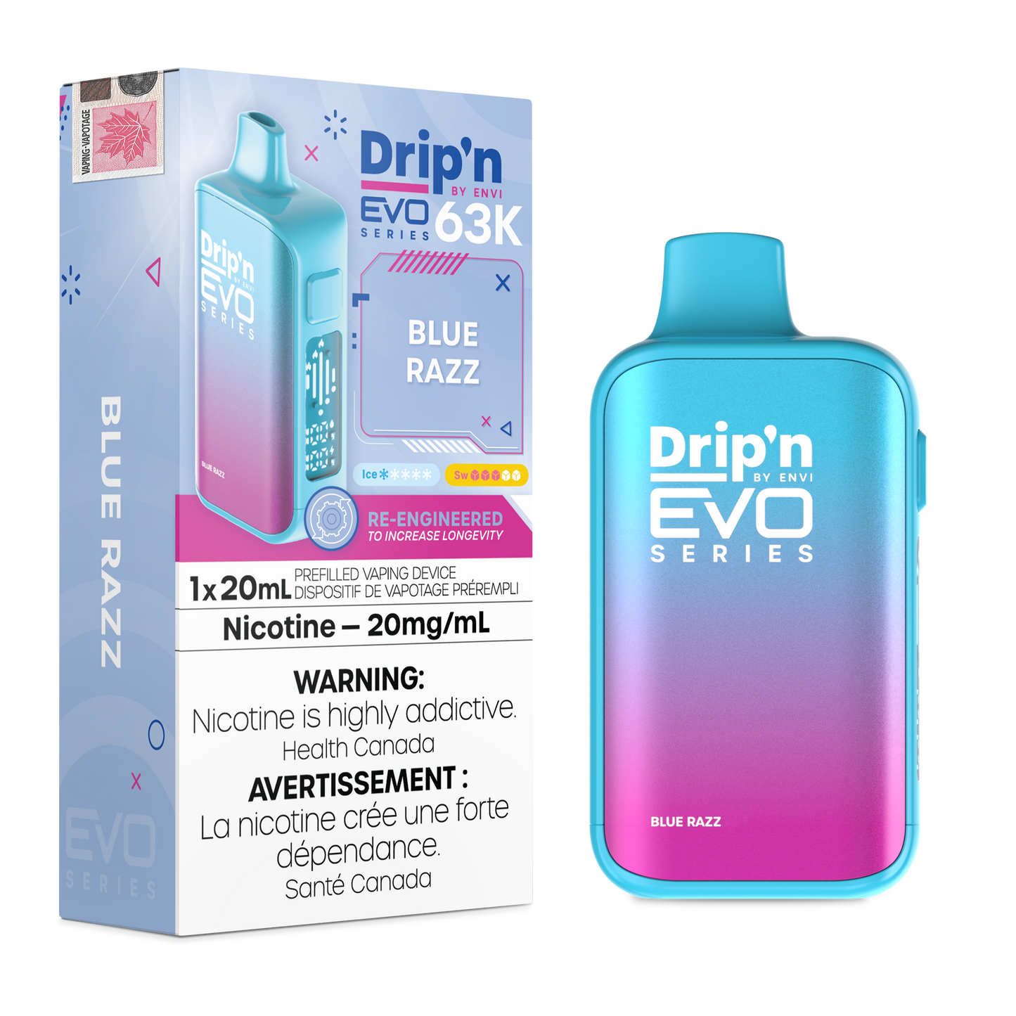Drip'n by Envi EVO 63K - Blue Razz