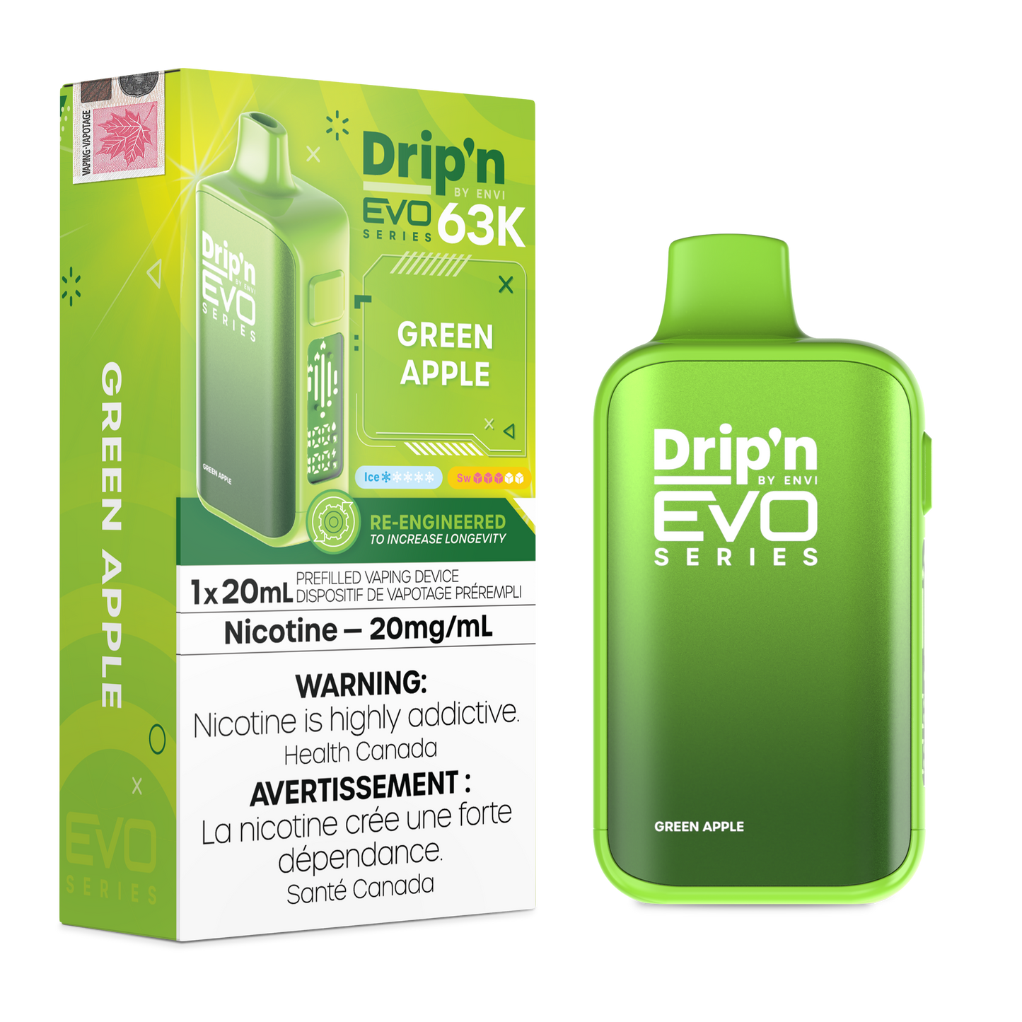 Drip'n by Envi EVO 63K - Green Apple
