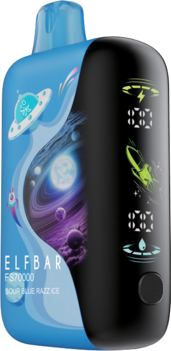 ELFBAR FS70K DISPOSABLE - SOUR BLUE RAZZ ICE