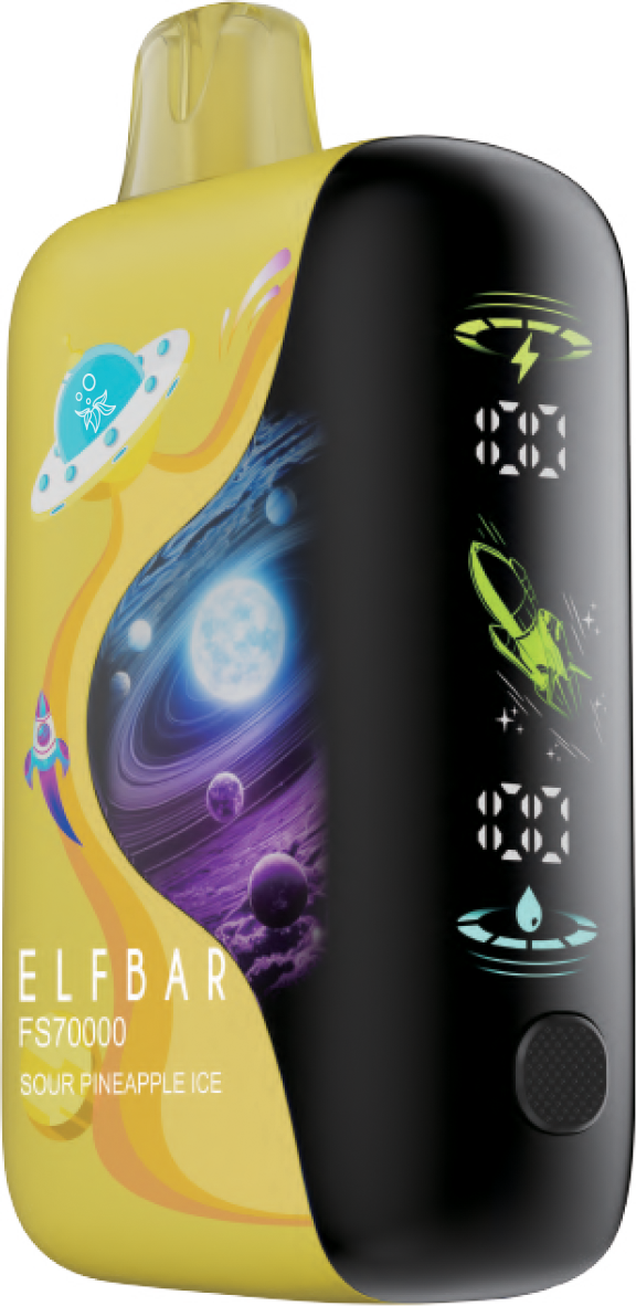 ELFBAR FS70K DISPOSABLE - SOUR PINEAPPLE ICE