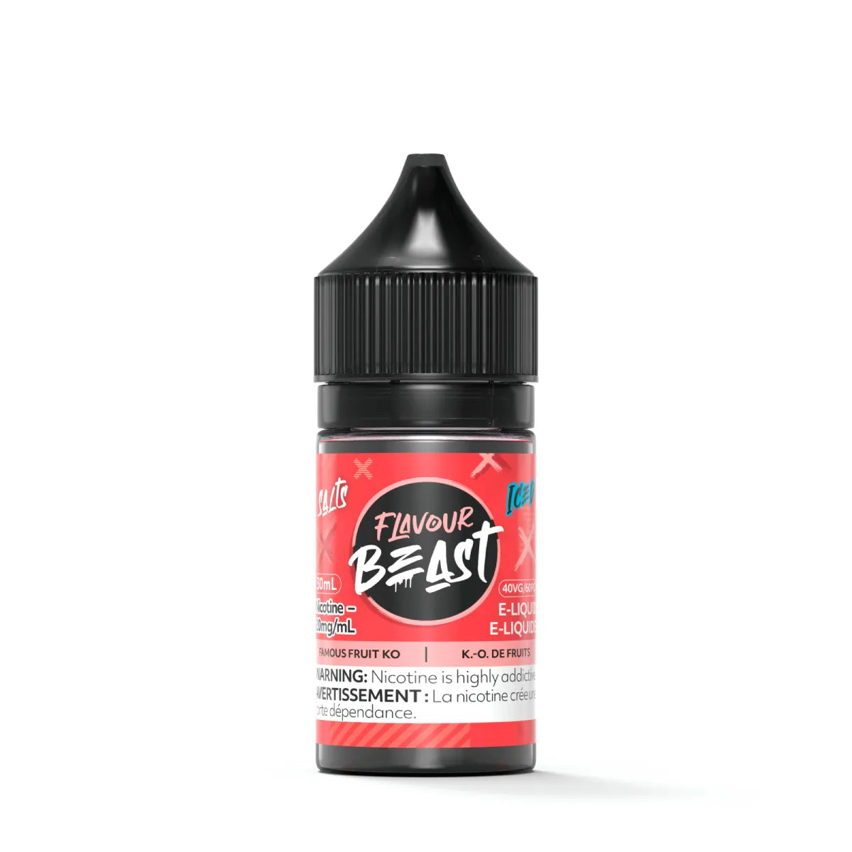 Flavour Beast E-Liquid - Famous Fruit KO Iced 20mg/30mL
