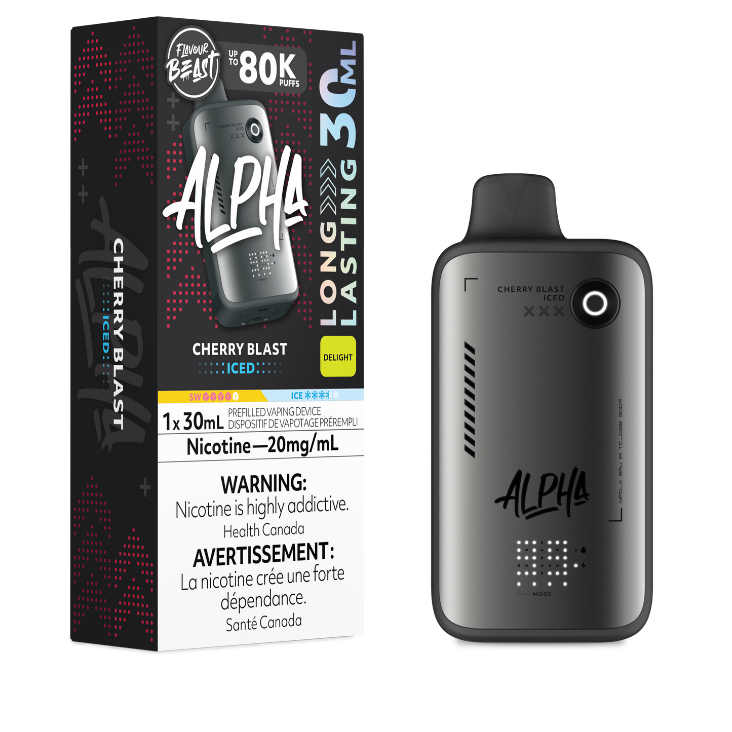 Flavour Beast Alpha Disposable - Cherry Blast Iced