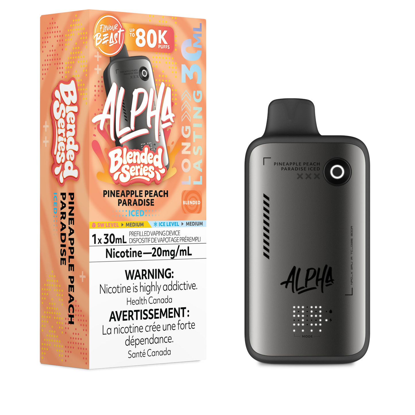 Flavour Beast Alpha Disposable - Pineapple Peach Paradise Iced