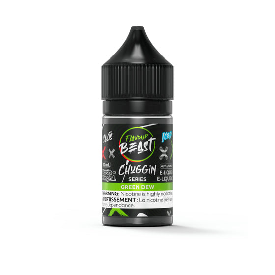 Flavour Beast E-Liquid - Chuggin Green Dew (ICED)