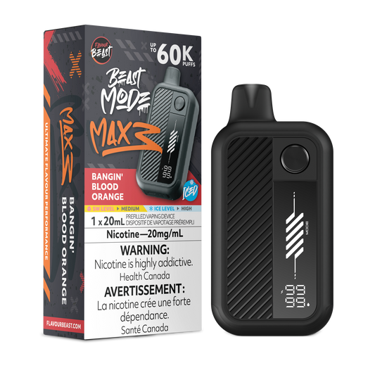 Flavour Beast Beast Mode Max 3 - Bangin' Blood Orange Iced