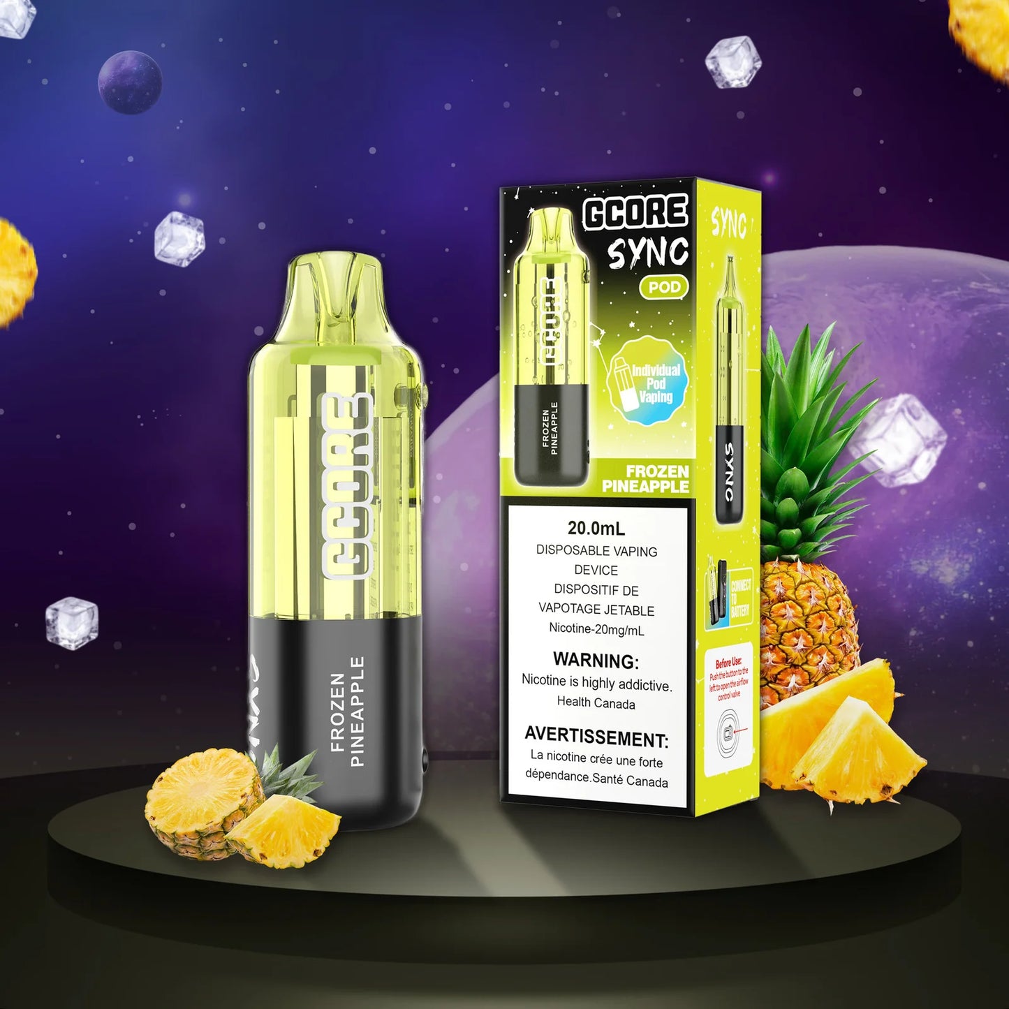 Gcore Sync Pod - Frozen Pineapple