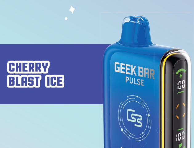 GEEK BAR PULSE DISPOSABLE - CHERRY BLAST ICE