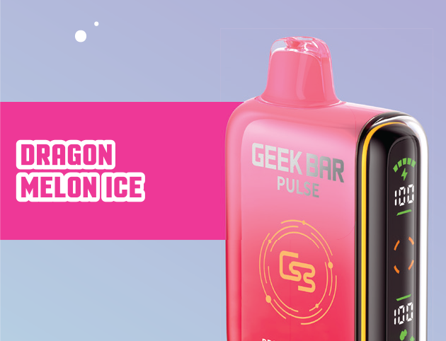 GEEK BAR PULSE DISPOSABLE - DRAGON MELON ICE