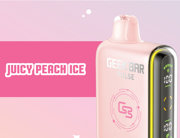 GEEK BAR PULSE DISPOSABLE - JUICY PEACH ICE