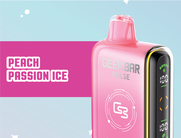 GEEK BAR PULSE DISPOSABLE - PEACH PASSION ICE