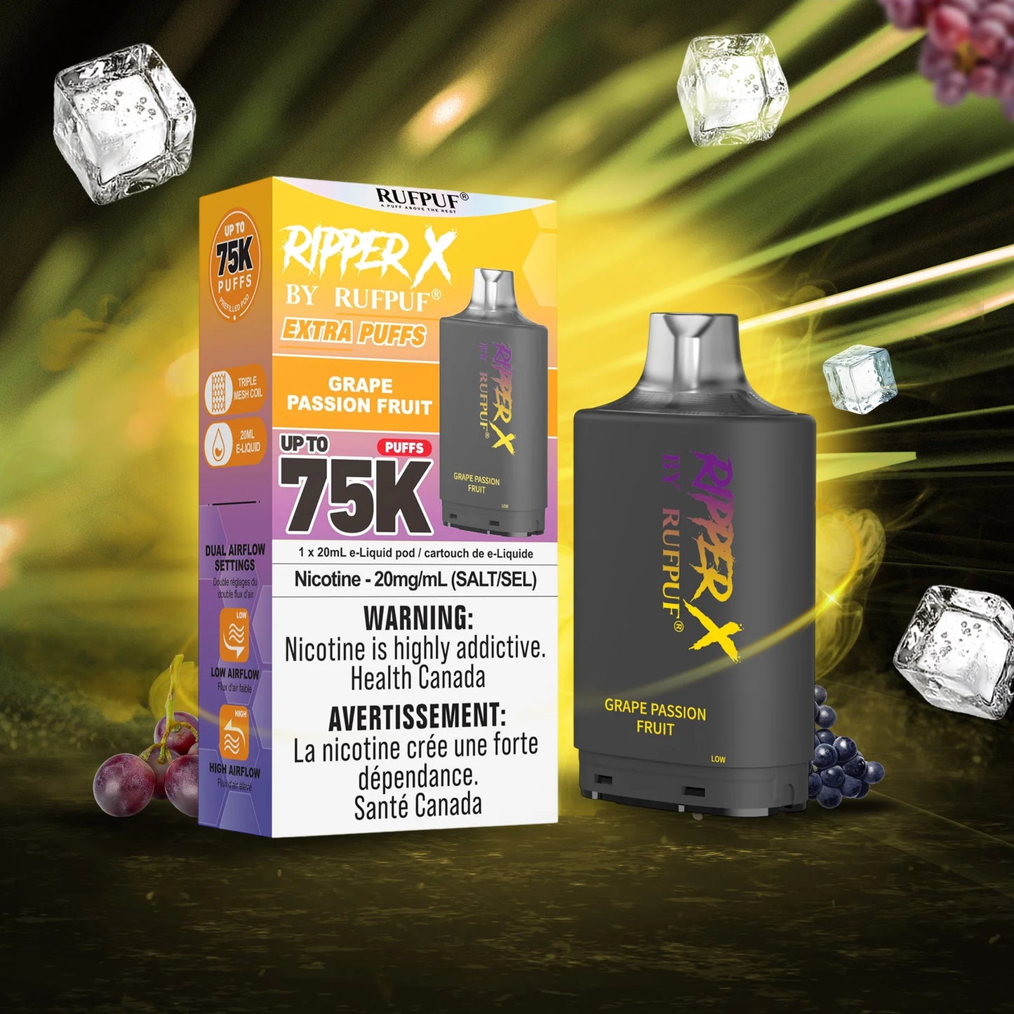 Ripper X 75K - Grape Passion Fruit
