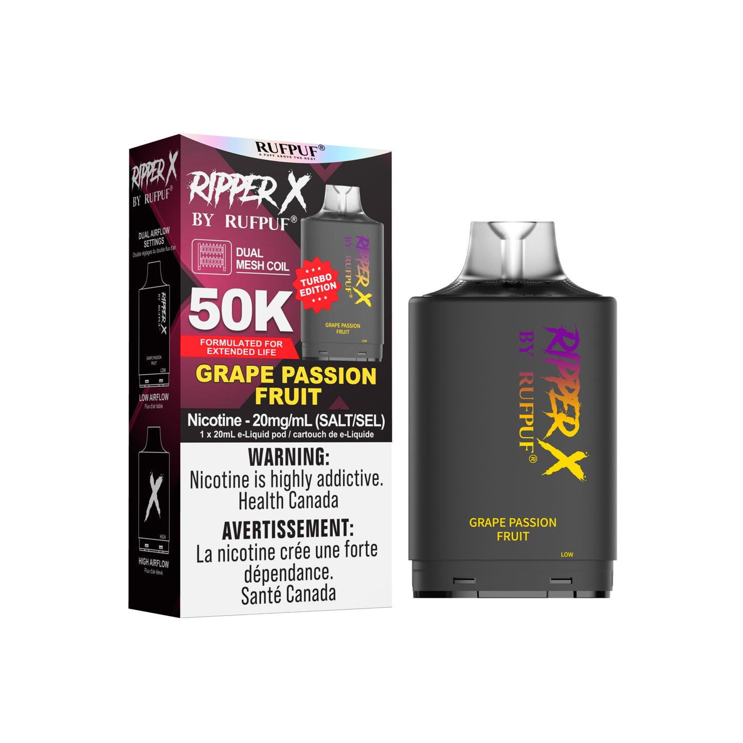 RIPPER X 50K - Grape Passion fruit