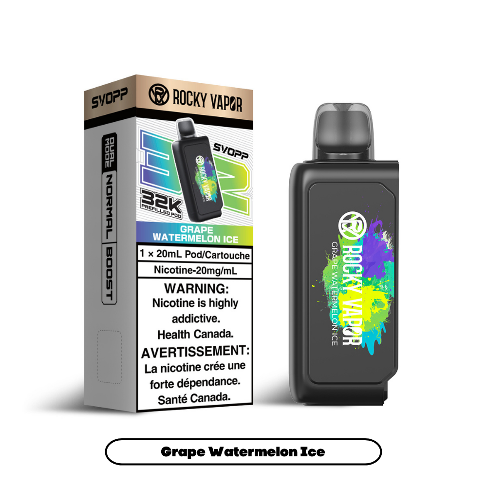Rocky Vapor Svopp (32K) - Grape Watermelon Ice