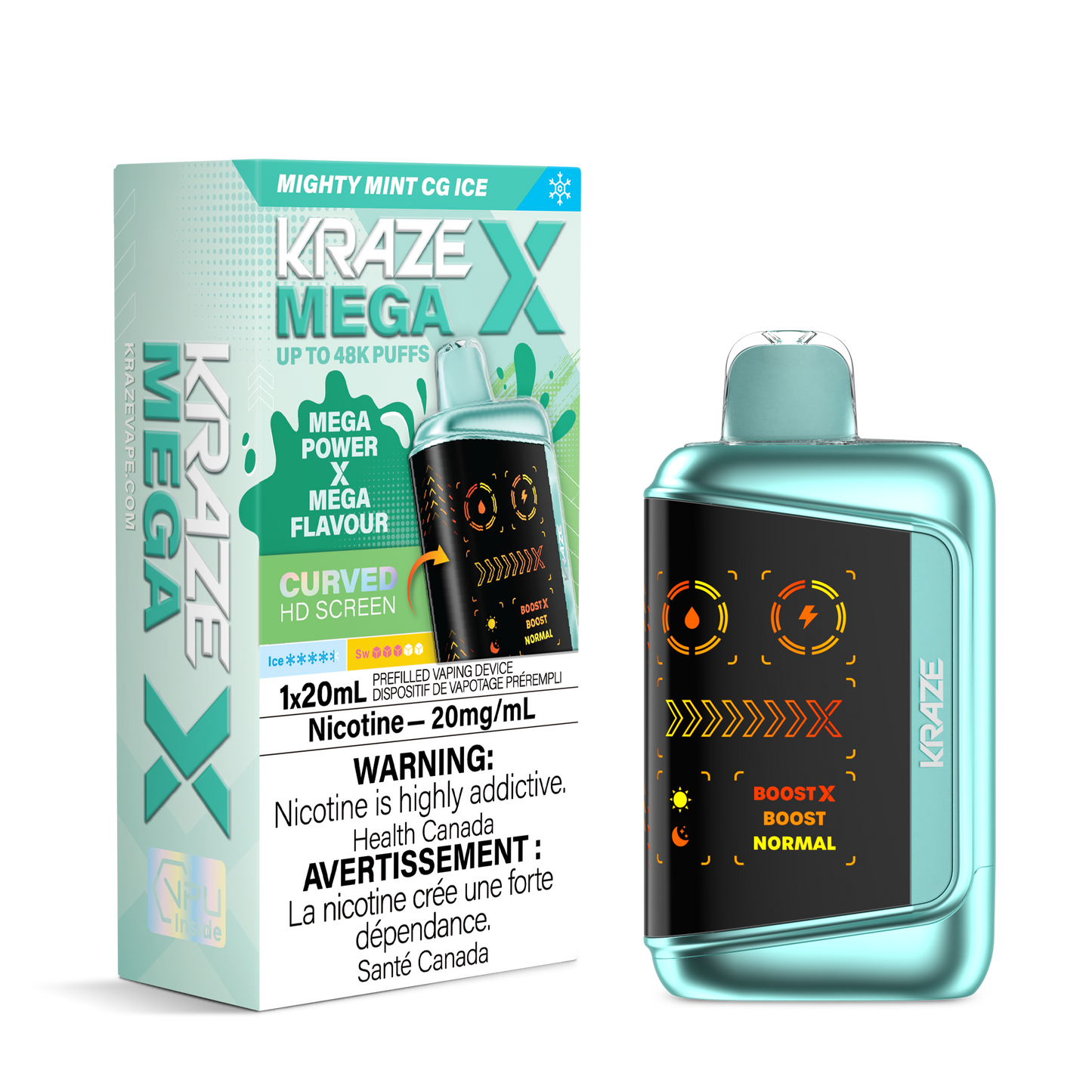 Kraze Mega X - Mighty Mint CG