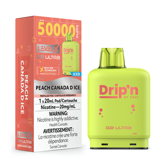 Level X Drip'n G2 Ultra - Peach Canada D Ice