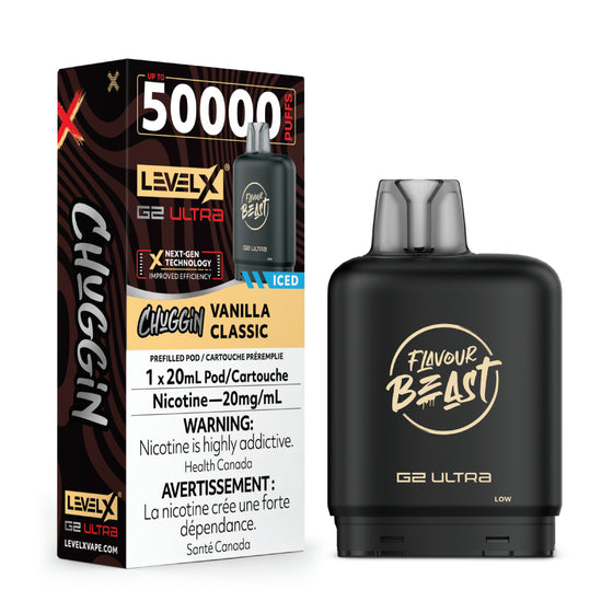 Level X Flavour Beast Chuggin' G2 Ultra - Vanilla Classic (ICED)