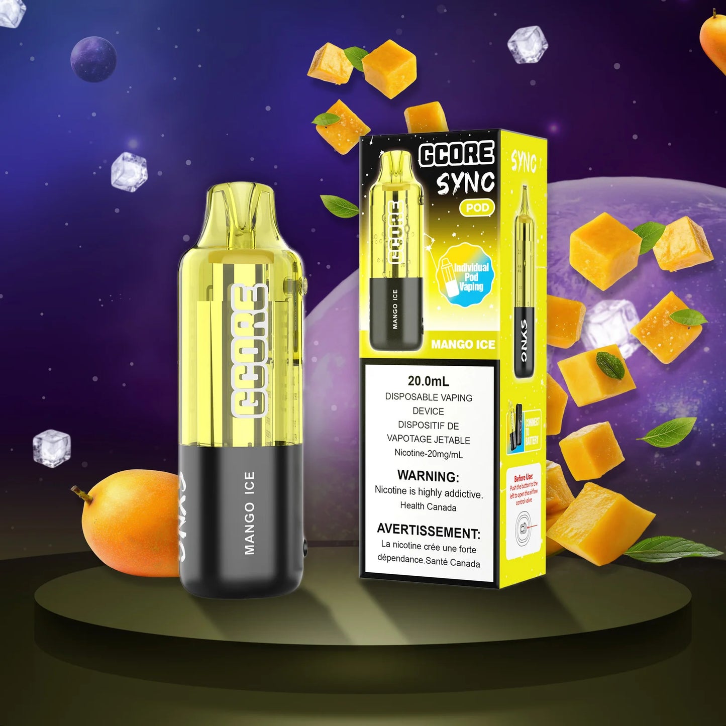 Gcore Sync Pod - Mango Ice