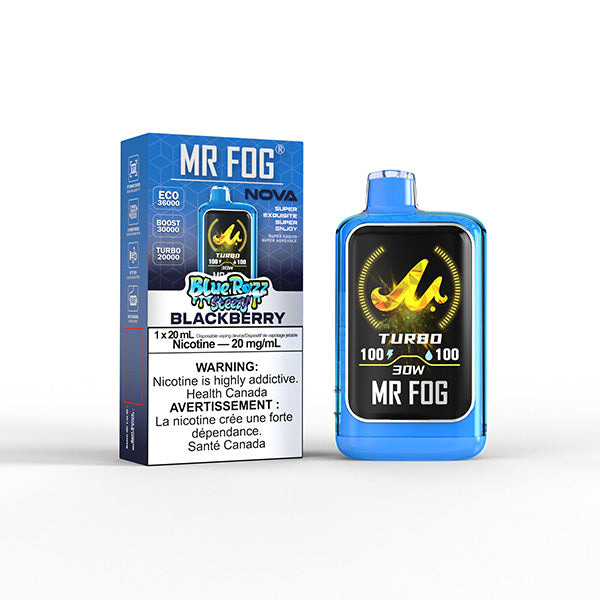 MR FOG NOVA BLUE RAZZ STEEZY - BLACKBERRY