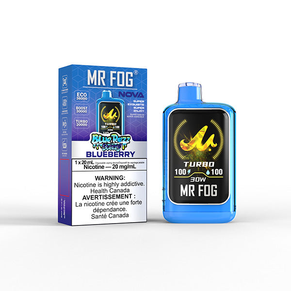 MR FOG NOVA BLUE RAZZ STEEZY - BLUEBERRY