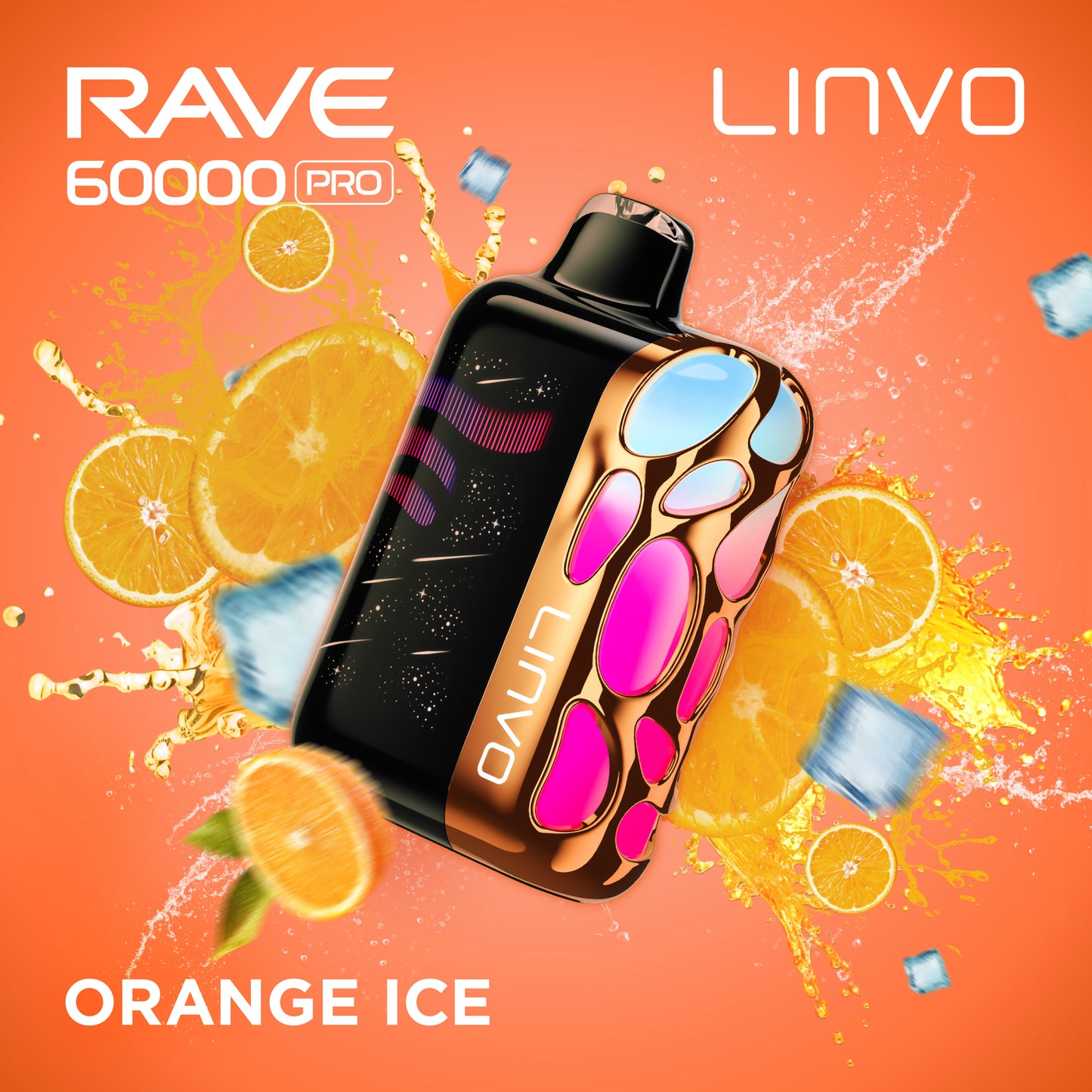 Linvo Rave 60000 Pro - Orange Ice