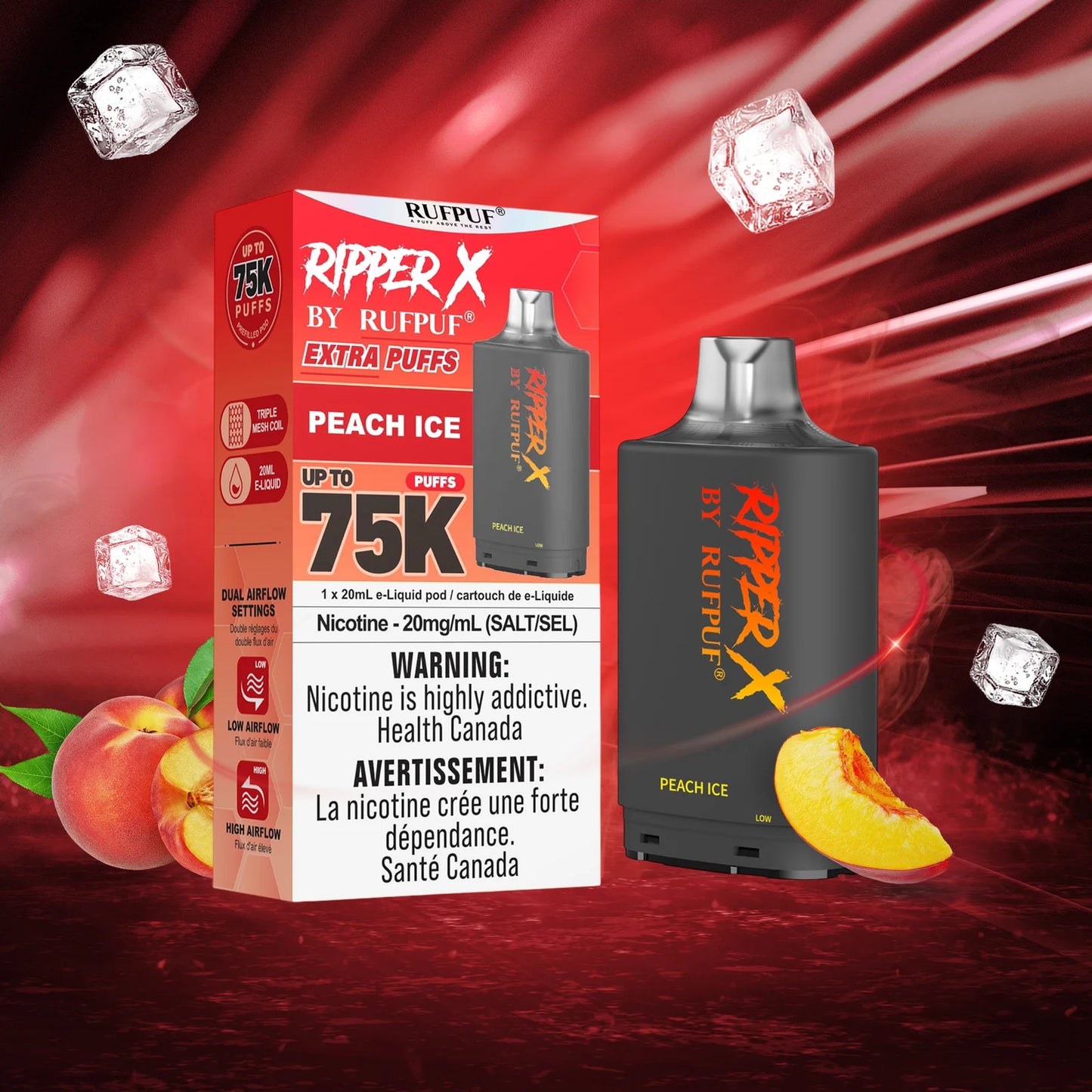 Ripper X 75K - Peach Ice