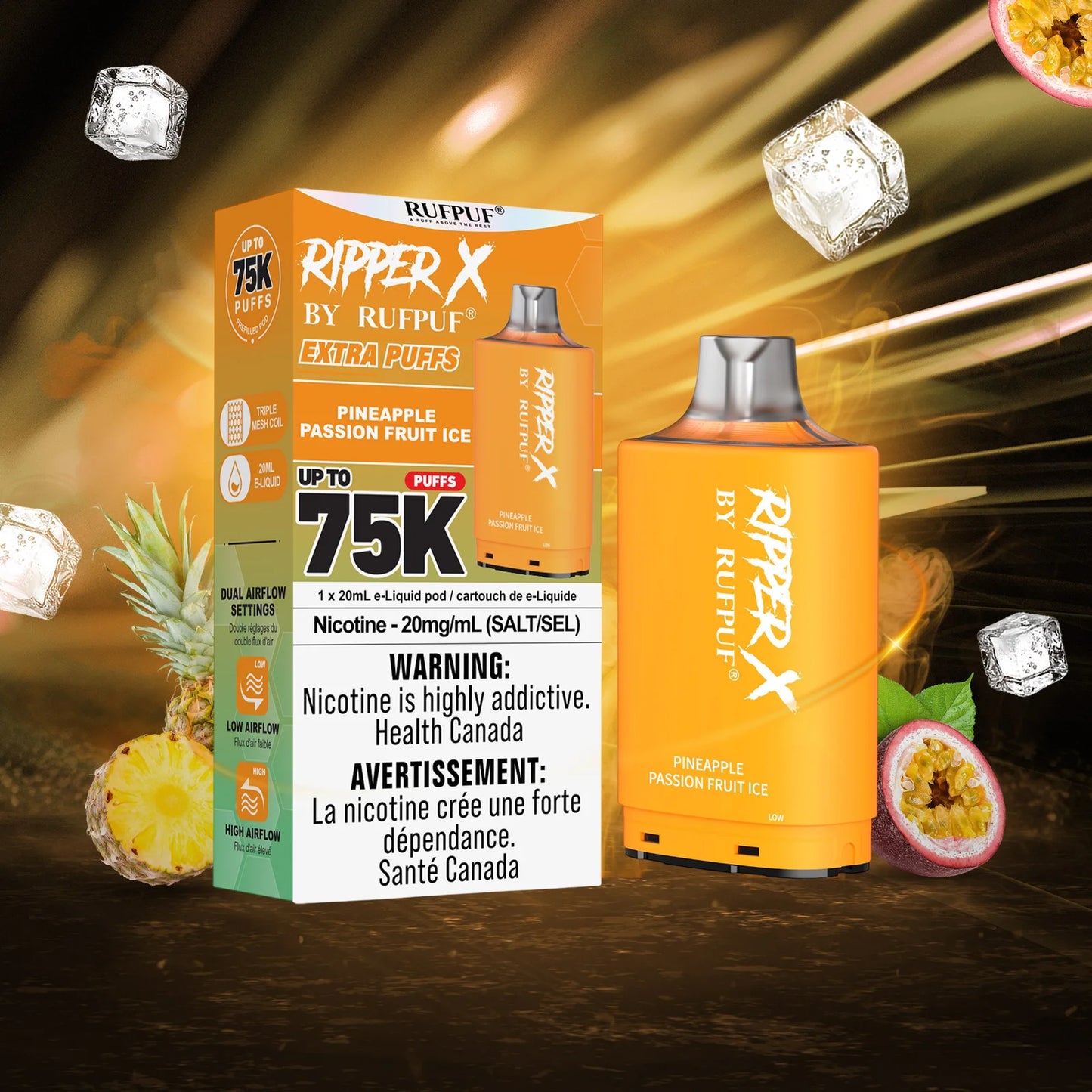 Ripper X 75K - Pineapple Passion Fruit Ice