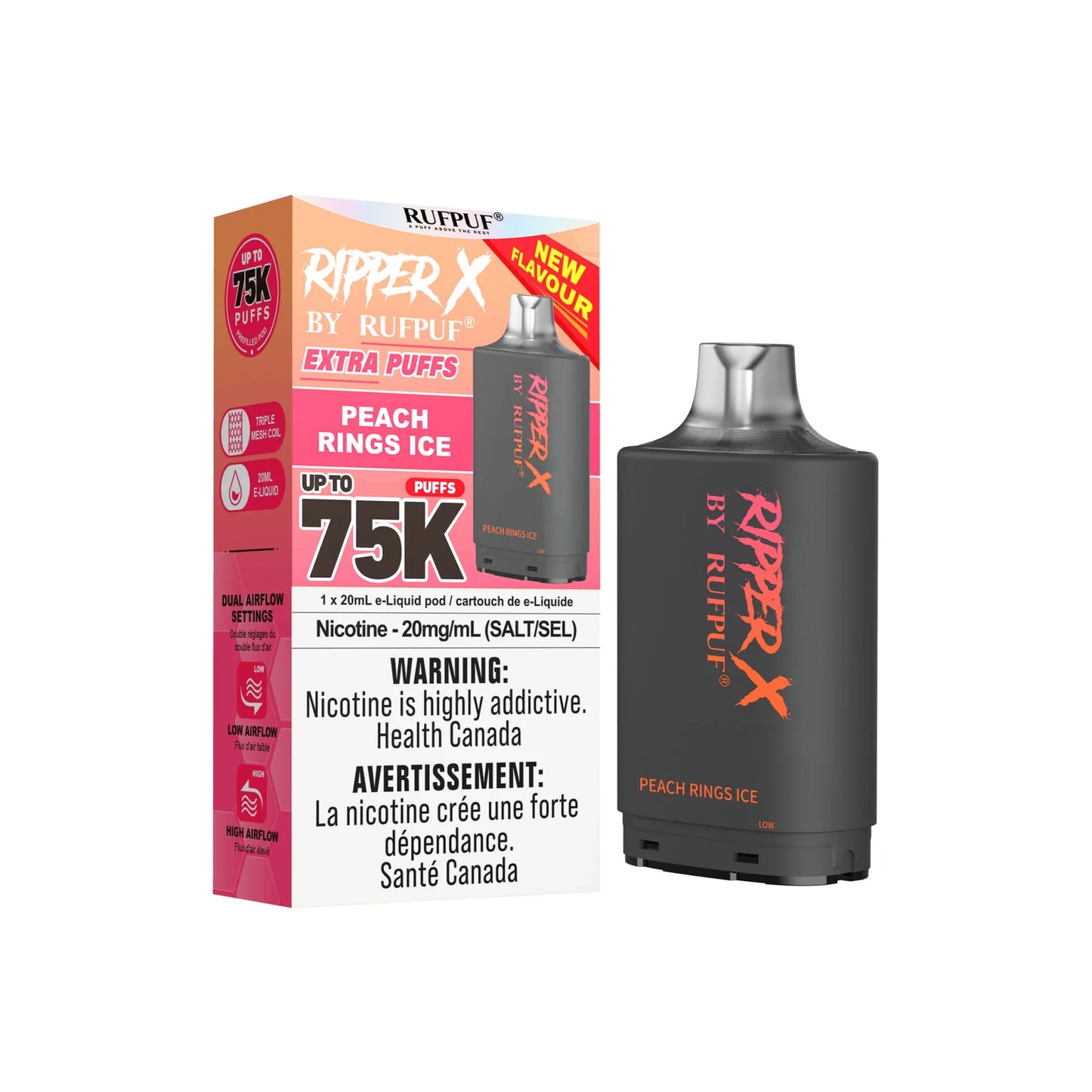 Ripper X 75K - Peach Rings Ice