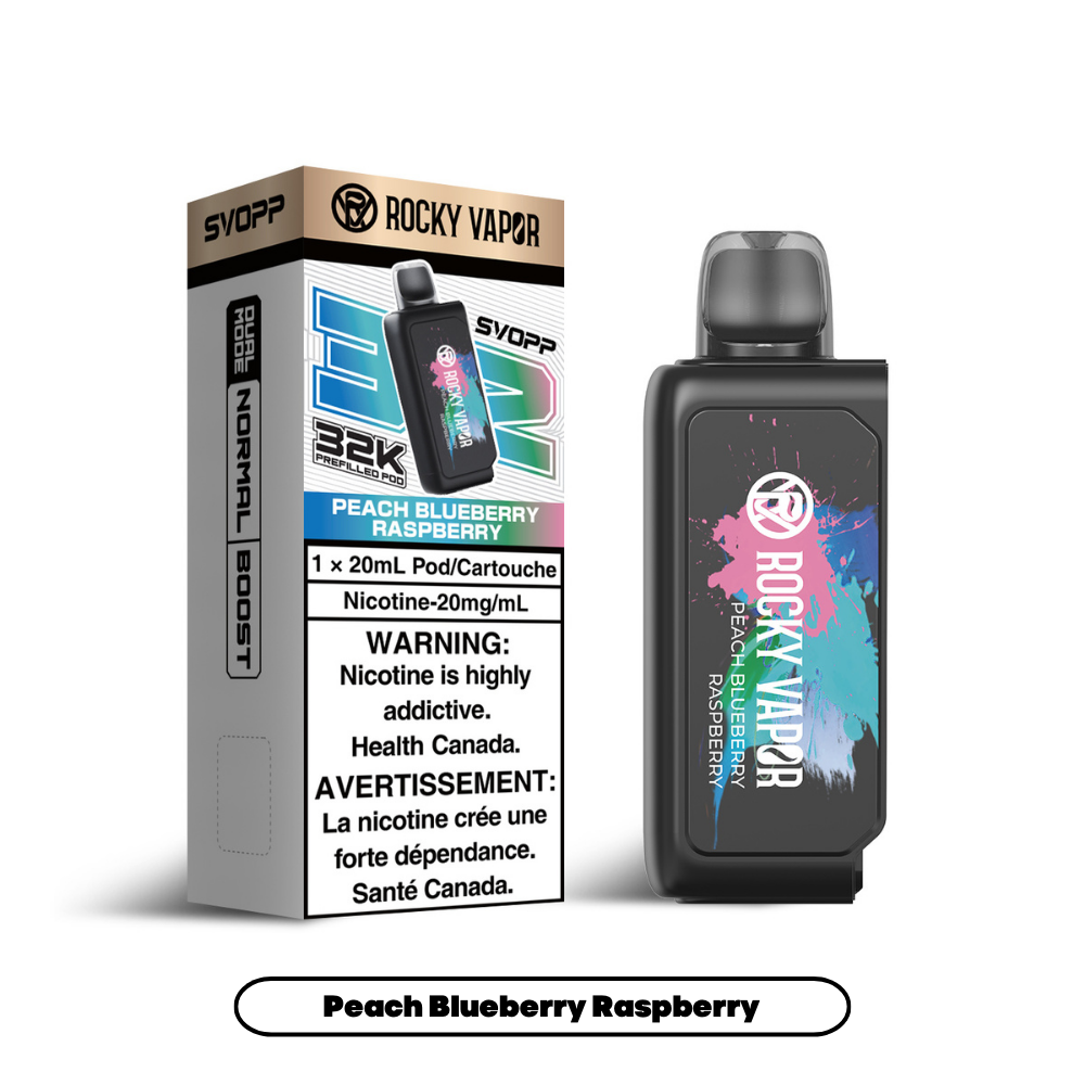 Rocky Vapor Svopp (32K) - Peach Blueberry Raspberry
