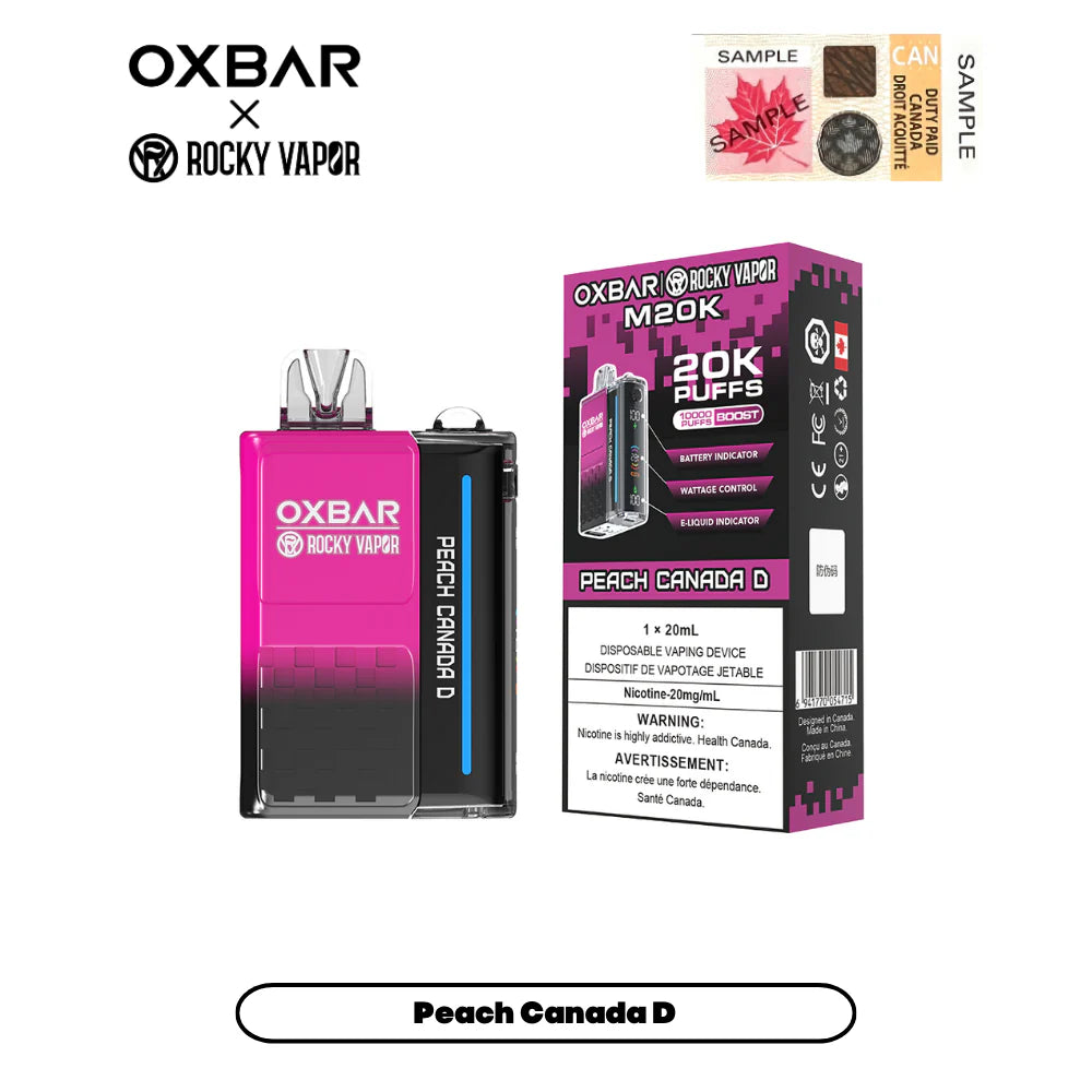 Rocky Vapor Oxbar M20K - Peach Canada D