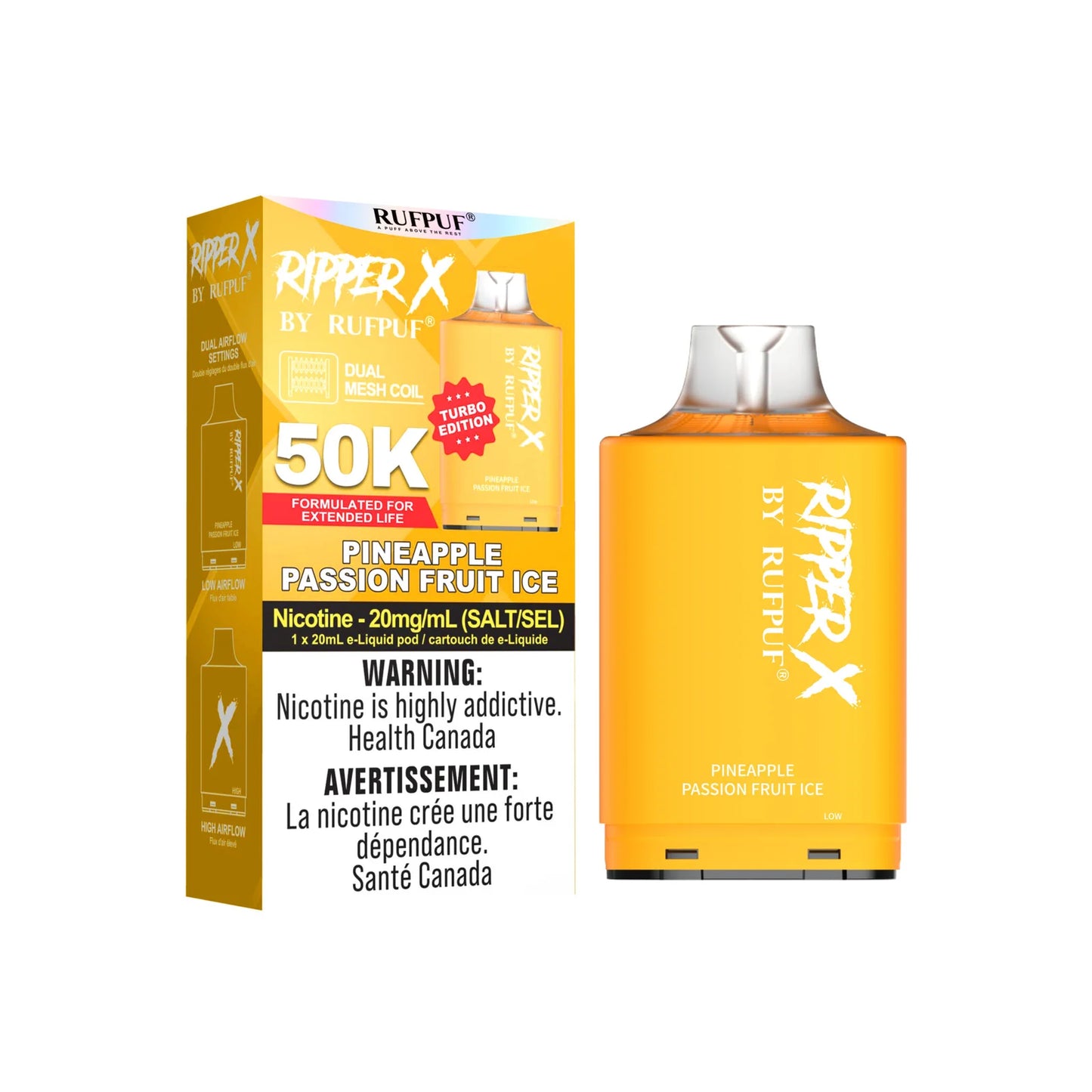 RIPPER X 50K - Pineapple Passion Fruit Ice