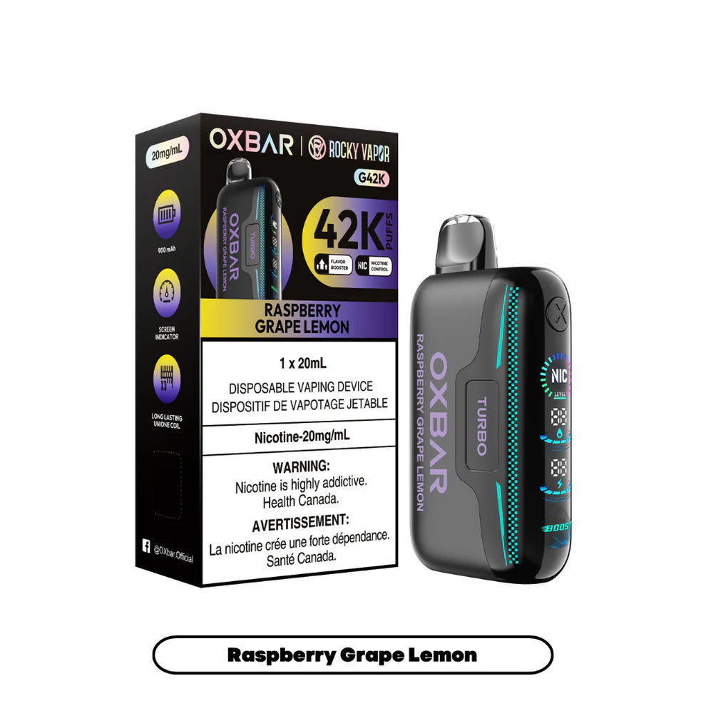 Rocky Vapor Oxbar G42K - Raspberry Grape Lemon