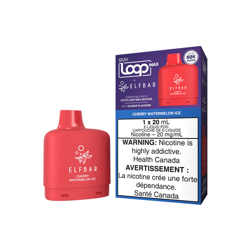 STLTH X ELFBAR POD - CHERRY WATERMELON ICE