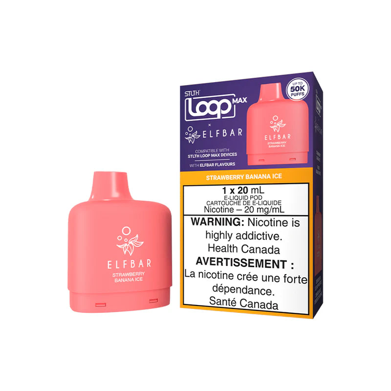 STLTH X ELFBAR POD - STRAWBERRY BANANA ICE