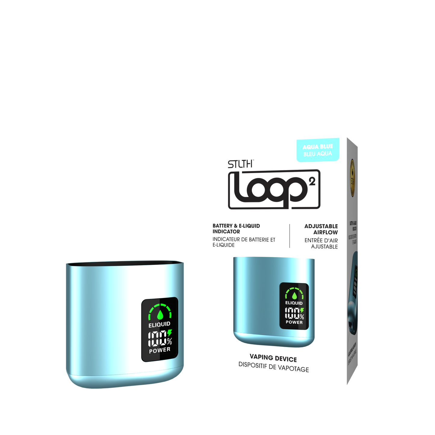 STLTH LOOP 2 CLOSED POD DEVICE - AQUA BLUE (5PC/CTN)