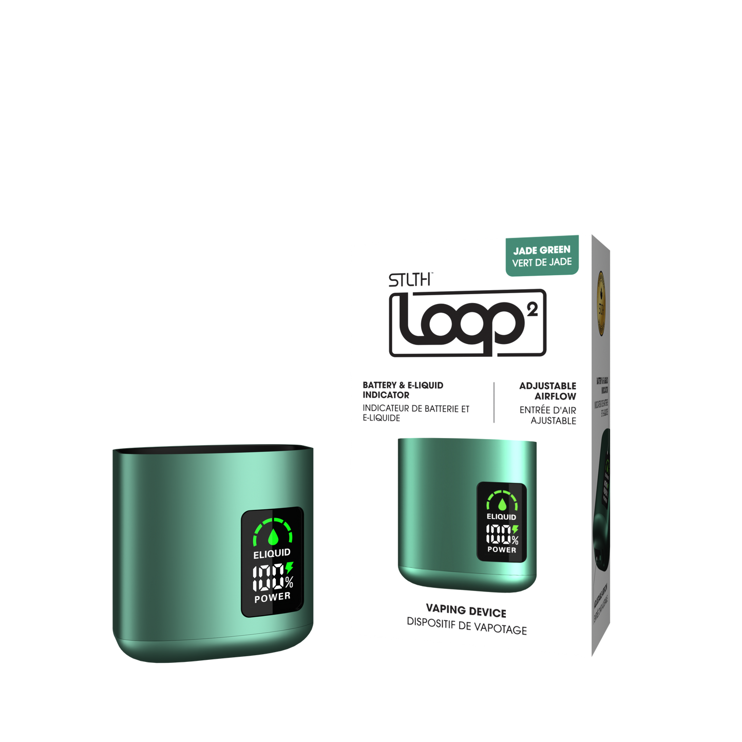 STLTH LOOP 2 CLOSED POD DEVICE - JADE GREEN(5PC/CTN)